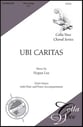 Ubi Caritas SSAA choral sheet music cover